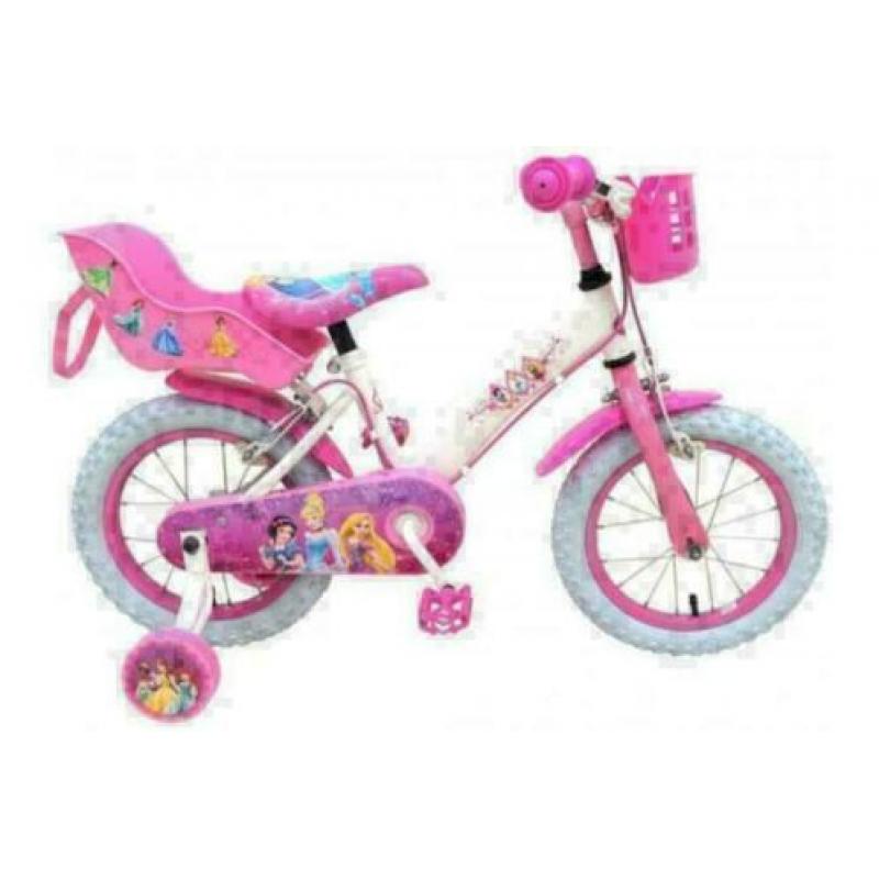 Disney Princess Meisjesfiets 14 inch - Gratis Verzending