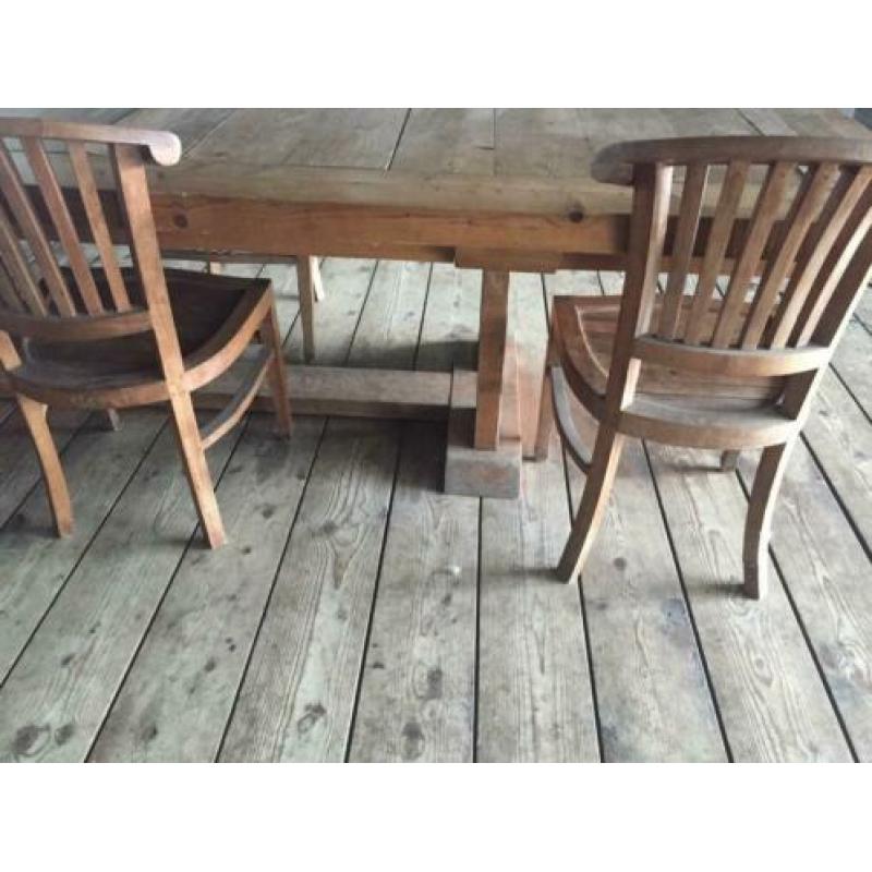 Grote grenen tafel 3 mtr x1,2 mtr