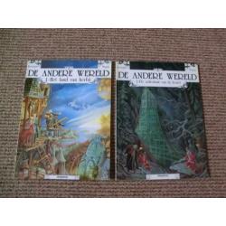 2 stripboeken uit "De andere wereld" reeks