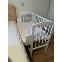 Co-sleeper, aanschuifwieg, schommelwieg Petite Amélie