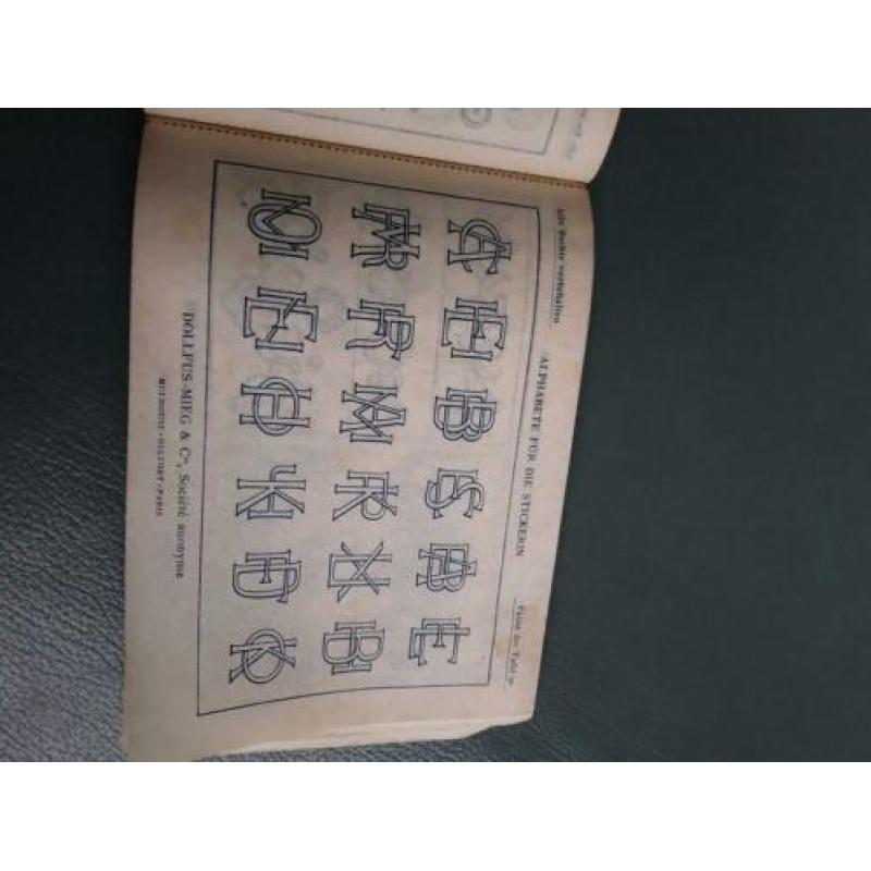 Alphabete fur die Stickerin, origineel D.M.C uitgave