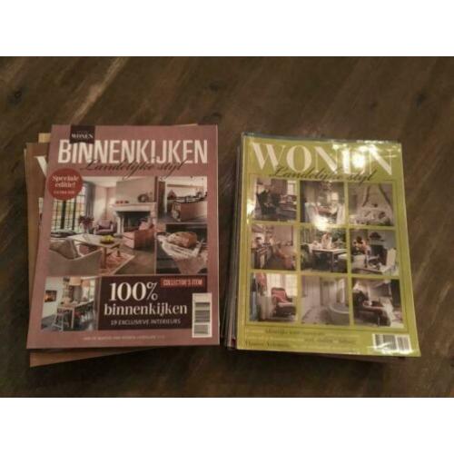 Wonen landelijke stijl tijdschriften