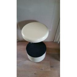 Vintage Velca design kruk, ontwerp Roberto Lucci
