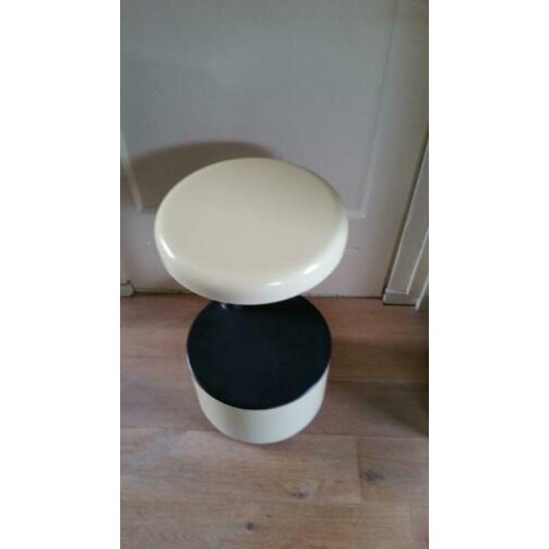 Vintage Velca design kruk, ontwerp Roberto Lucci