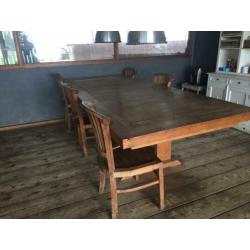 Grote grenen tafel 3 mtr x1,2 mtr