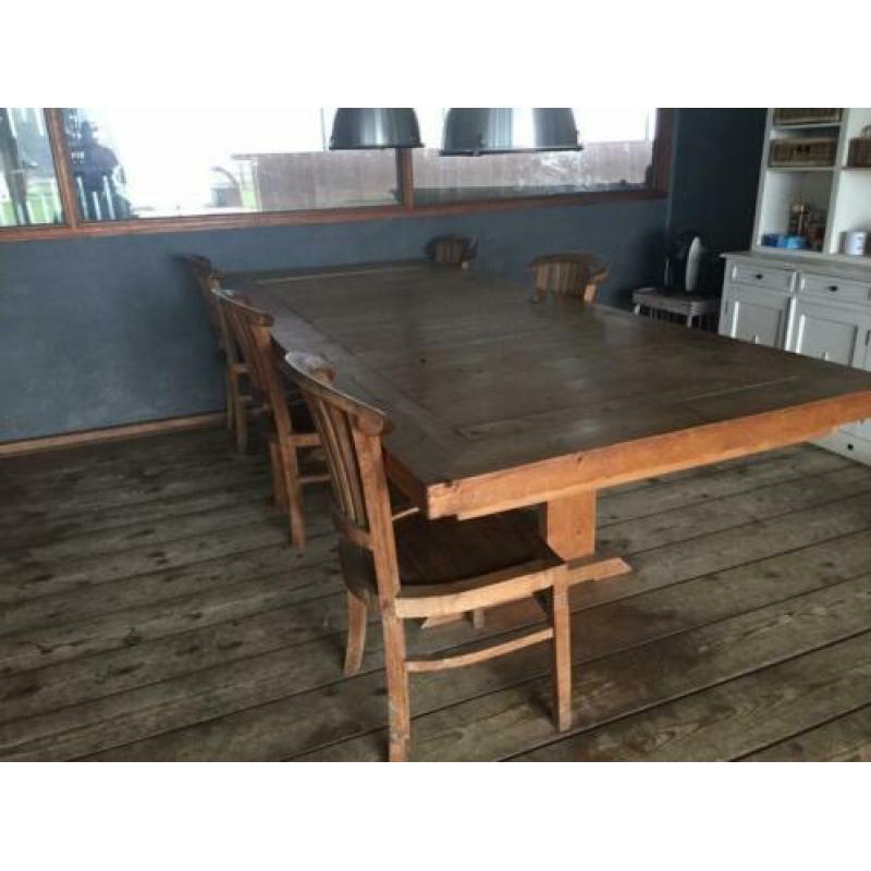 Grote grenen tafel 3 mtr x1,2 mtr