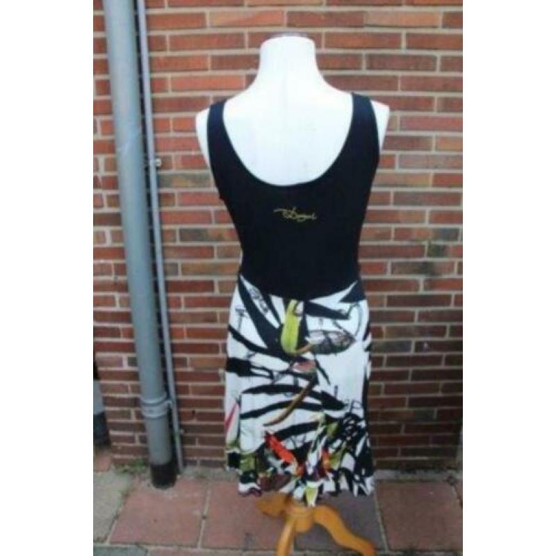 Jurk zwart/ kleur Desigual mt M