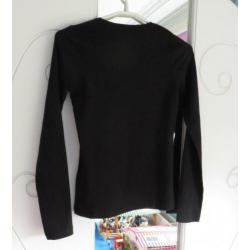 zwart shirt van het merk Blue Seven