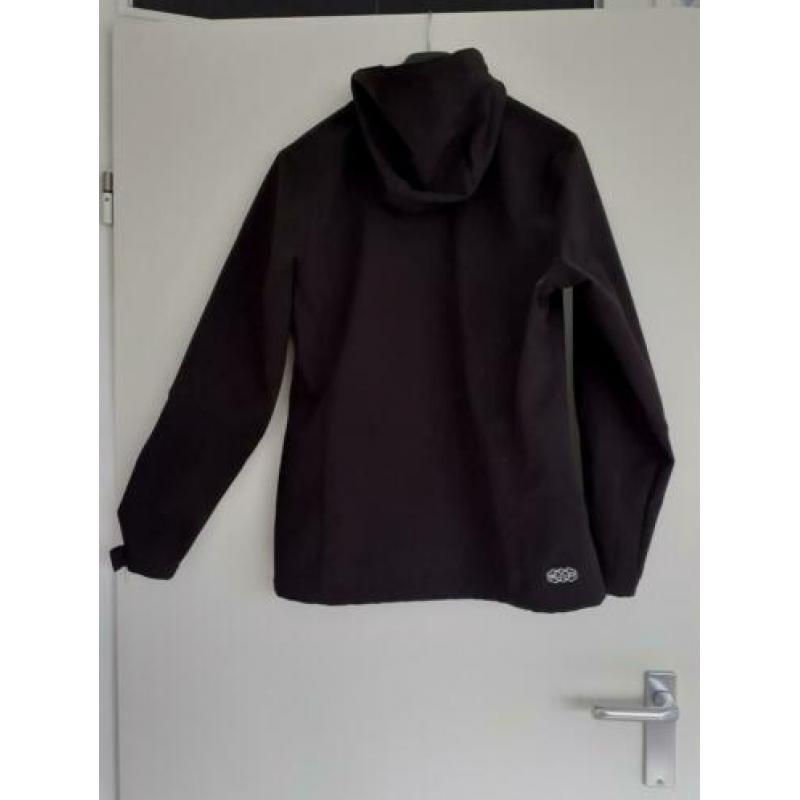 Zwarte Mountain Peak softshell damesjas | Maat M