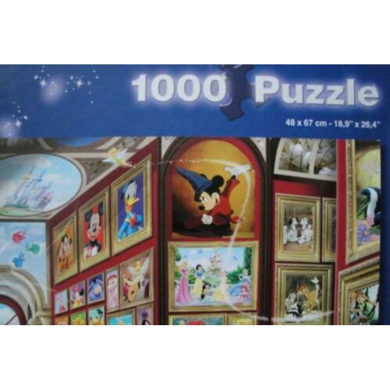 KING DISNEY COLLECTION PUZZLE 1.000 stukjes voor 2.50euro