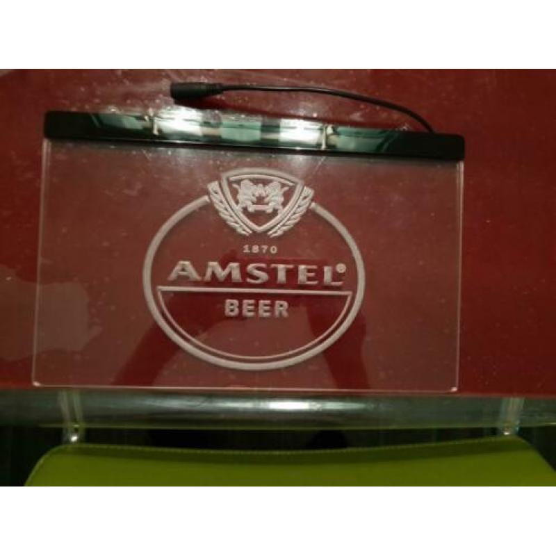 Amstel Bier Bar Cafe Neon 3D LED Lamp Verlichting Licht Bord