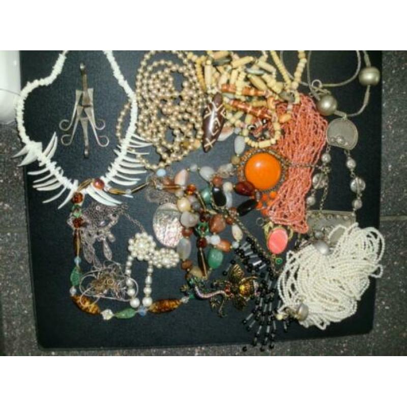 Lotje oude vintage sieraden groot lot sieraden Veel