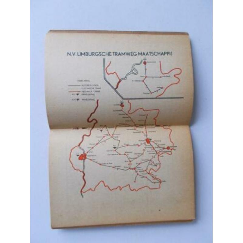 LIMBURGSE TRAMWEG MIJ. - Officiele reisgids 4 mei 1947
