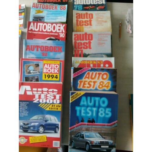 Een keur aan auto boeken 25 stuk 1966 tot 2000!