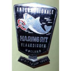 Auto badge haringrit Vlaardingen 1955