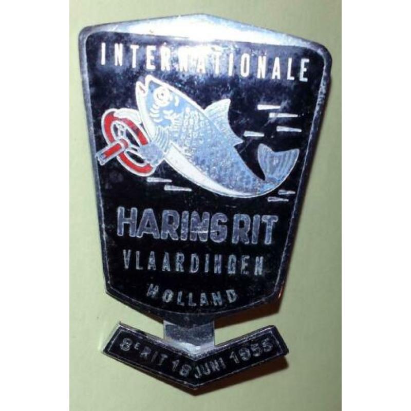 Auto badge haringrit Vlaardingen 1955