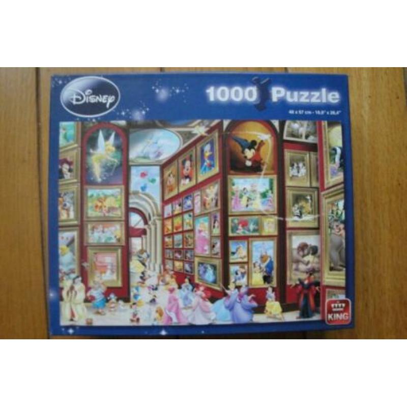 KING DISNEY COLLECTION PUZZLE 1.000 stukjes voor 2.50euro