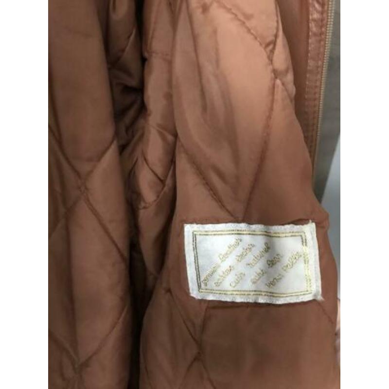 Te koop leren jas Maat 40