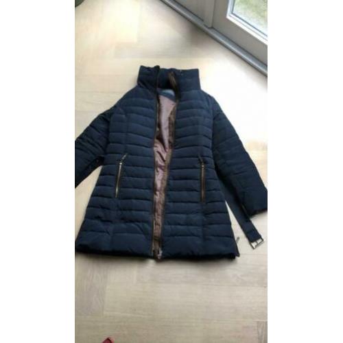 Zgan winterjas esprit dames donkerblauw winter coat maat 42