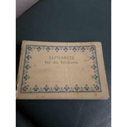 Alphabete fur die Stickerin, origineel D.M.C uitgave
