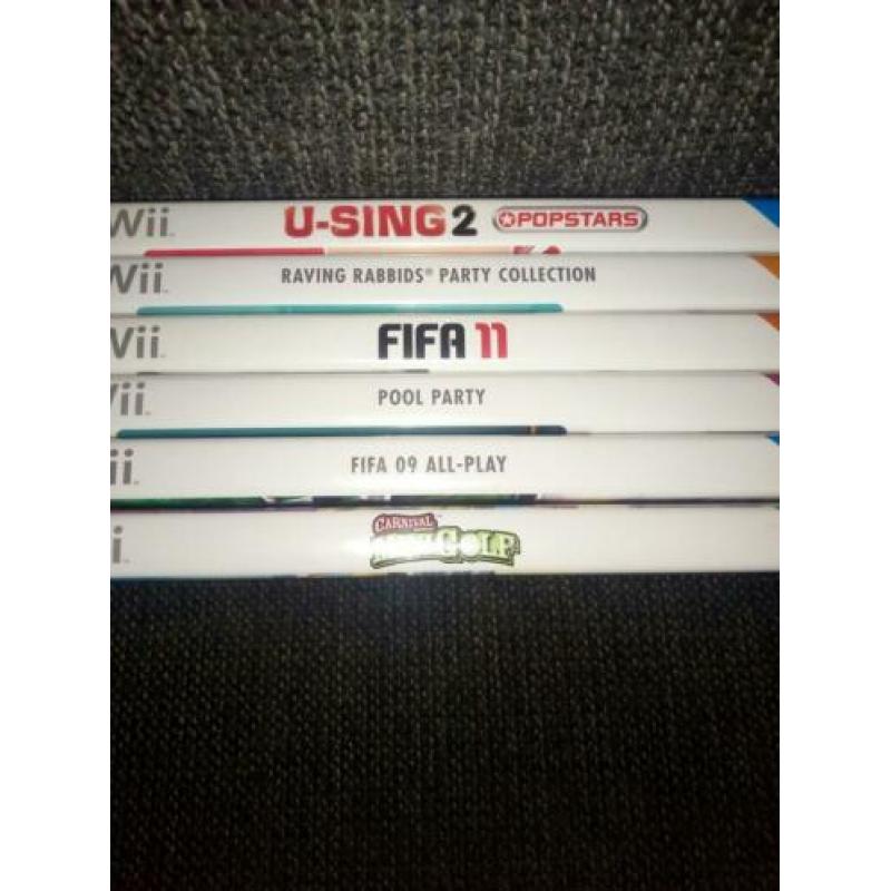 Koopje! 6 Wii spellen voor 5 euro verzameling collectie Nin