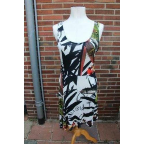 Jurk zwart/ kleur Desigual mt M