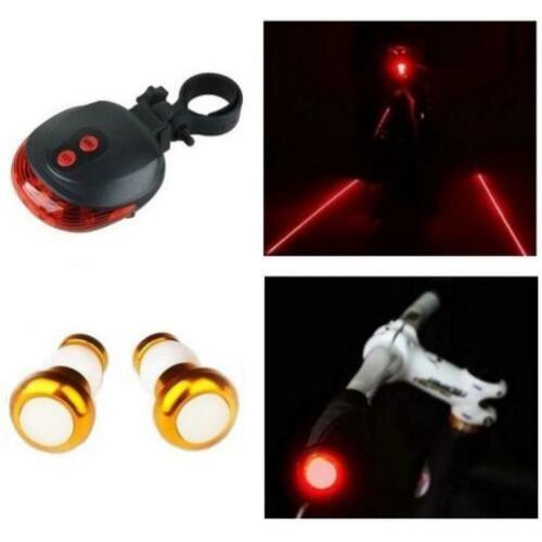 Achterlicht laser stuurdop verlichting lamp fietsverlichting