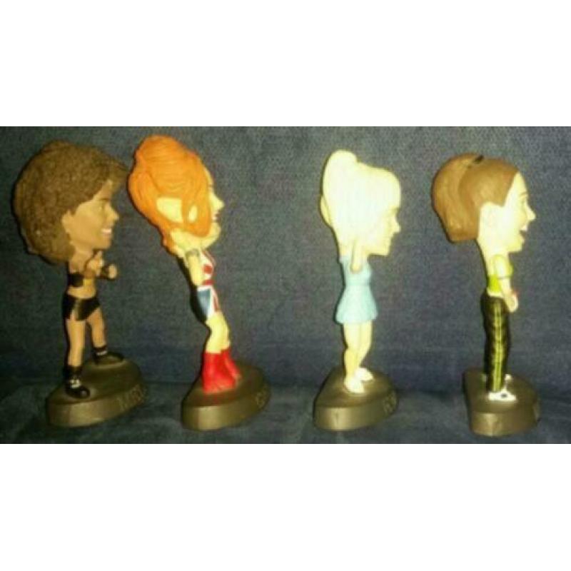 Spice Girls figuren Emma, Mel C, Mel B en Geri