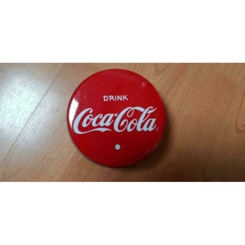 ** Retro Coca-Cola onderzetters in blikje - 8x - IZGST **