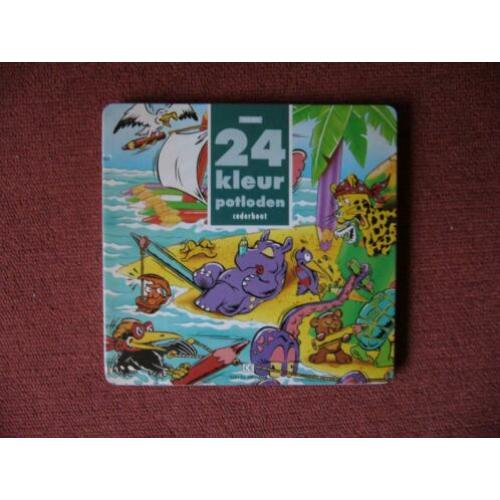 Blik kleurpotloden Hema 24 stuks