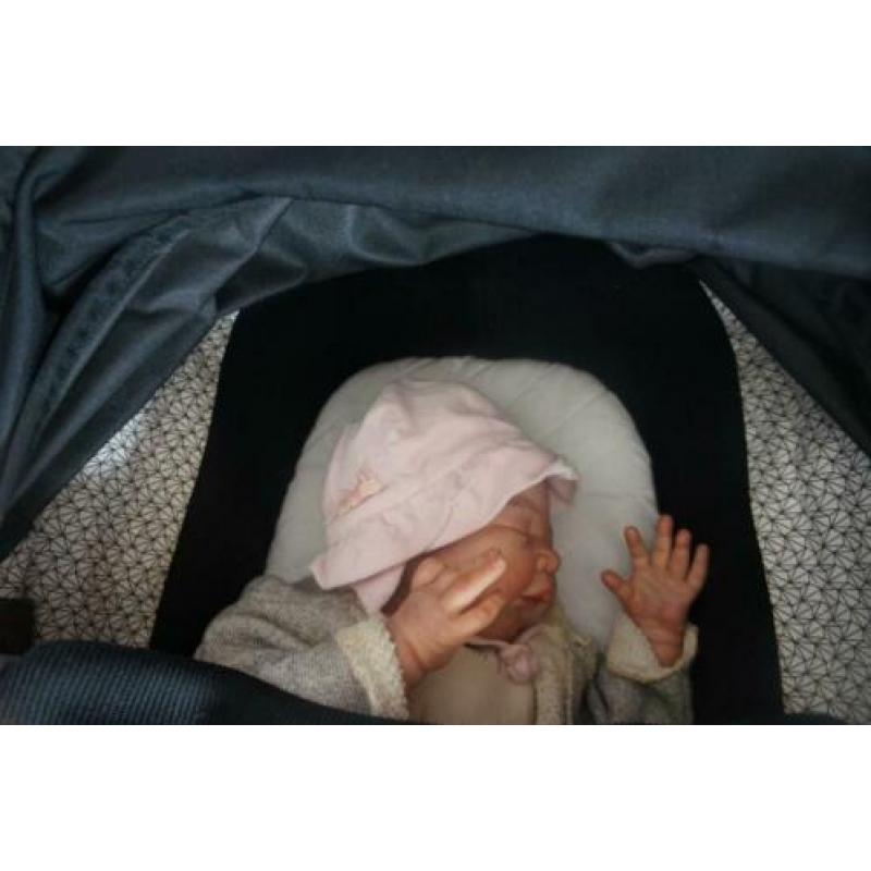 Maxi cosi Elea kinderwagen zwart wit limited edition bekledi