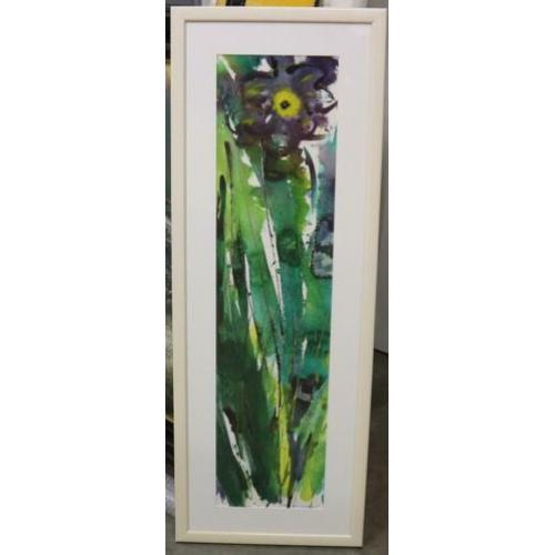 Jean Marie De Pauw, aquarel met bloem