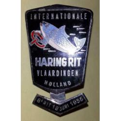 Auto badge haringrit Vlaardingen 1955