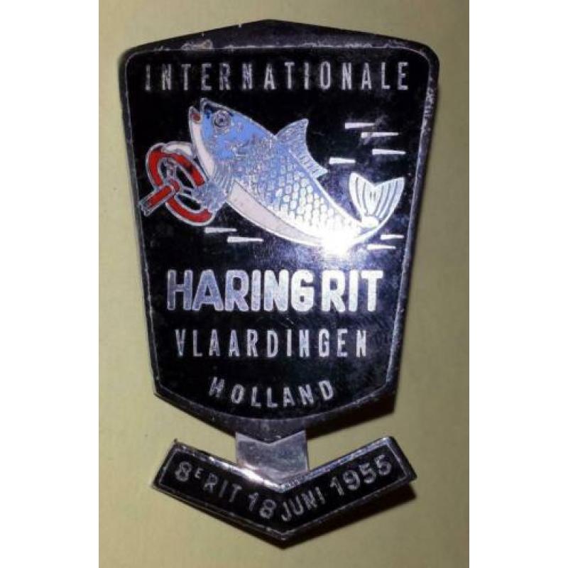 Auto badge haringrit Vlaardingen 1955
