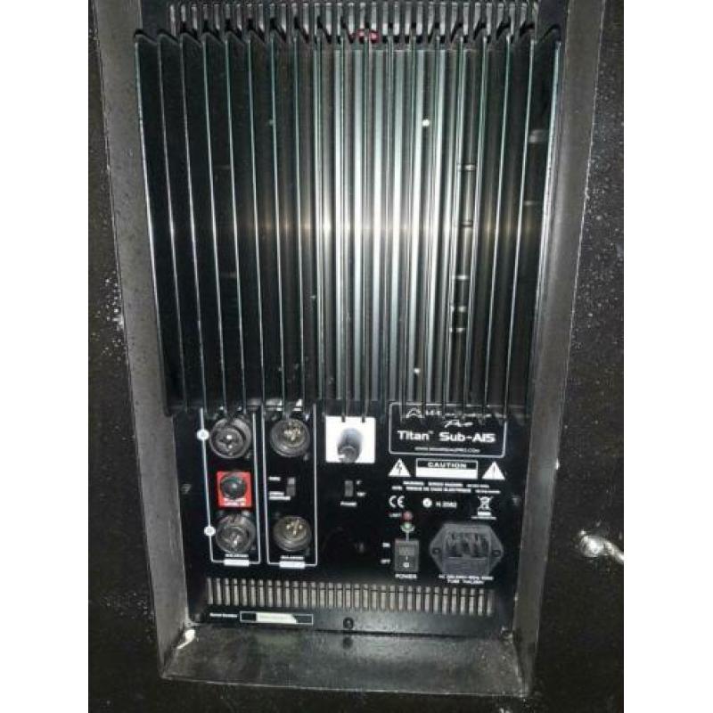 Warfdale actieve 15 inch subs