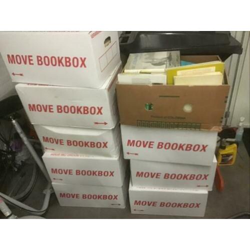 9 dozen vol met mooie boeken, ong. 250 boeken