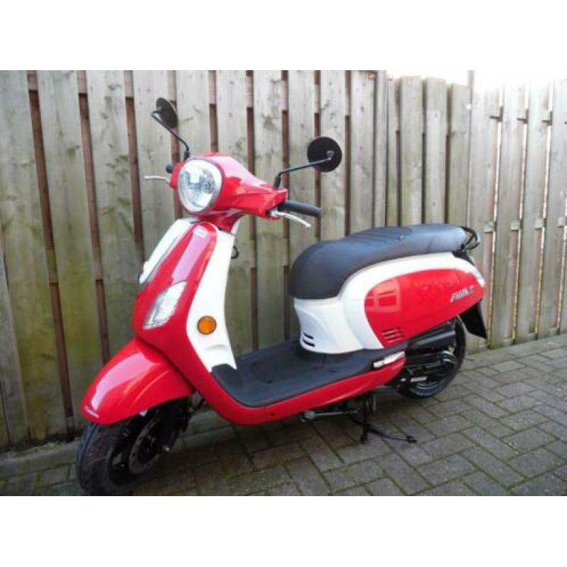 Sym Fiddle 3 / III snor EURO4 NIEUW / 2020 0KM ROOD/WIT