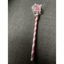 Volledig nieuw unicorn/eenhoorn potlood roze