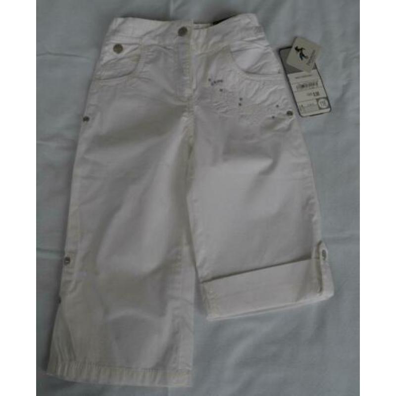 116 Zomerbroek meisje NIEUW met kaartje er nog aan!!!!!!!
