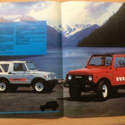 Autofolder/Brochure Suzuki Automobile 1985 8 pagina's