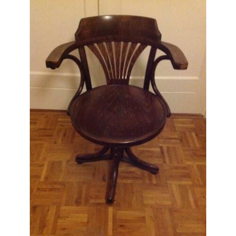Thonet (-stijl) bureaustoel