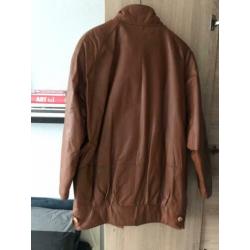 Te koop leren jas Maat 40