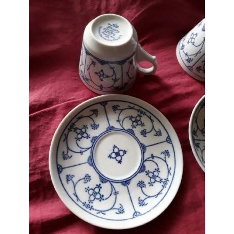 Blau blauw saks servies saksisch Jager Kahla Winterling