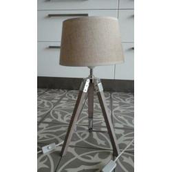 2 landelijke tafellampen riviera beige ? 50 cm