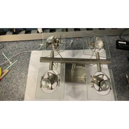 Halogeenlamp spotjes plafond lamp IKEA 19057 Fuga 4x35w