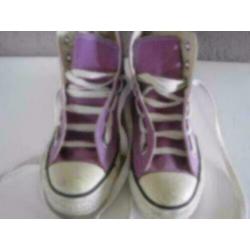 ALL STAR CONVERSE schoenen/gympen paars 37 zgan ea