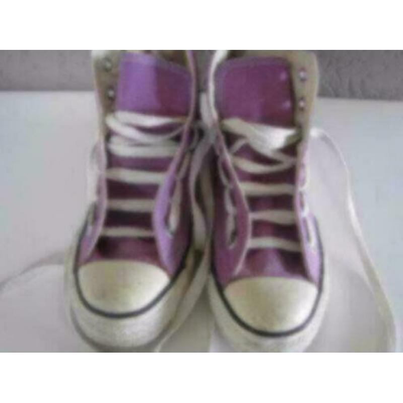 ALL STAR CONVERSE schoenen/gympen paars 37 zgan ea