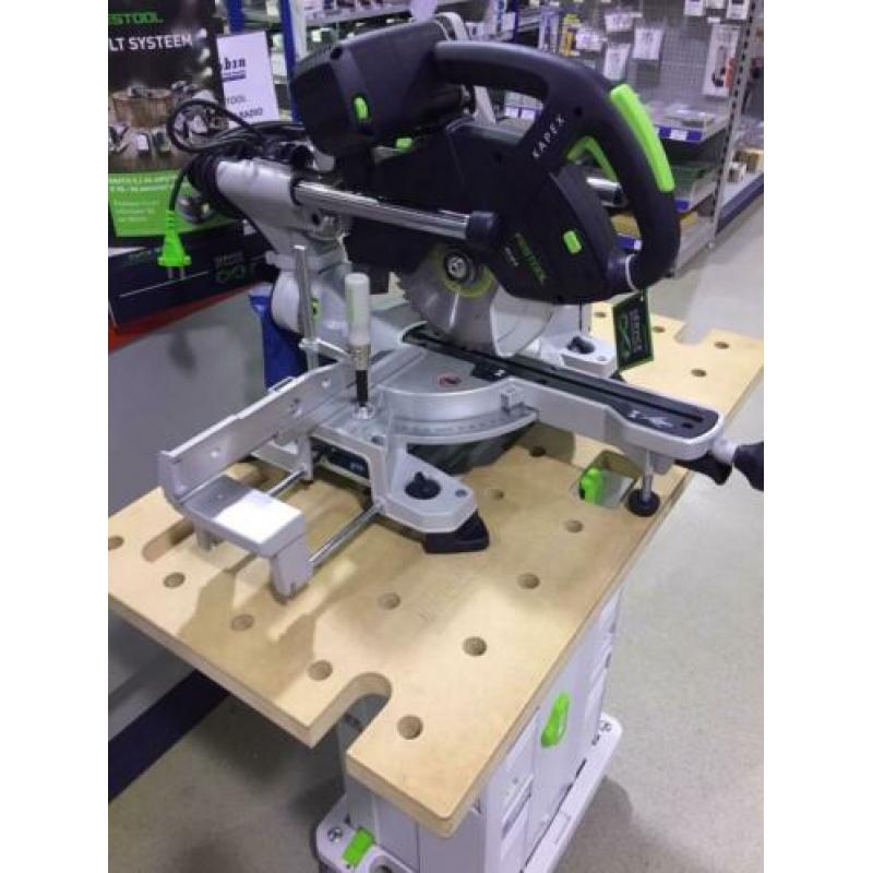 Festool/Tanos T-Loc en Metalock werktafel Systable