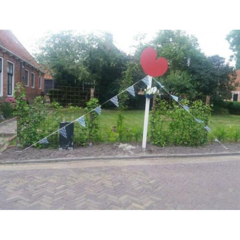 Straatversiering 50x, fryslan, pompebleden