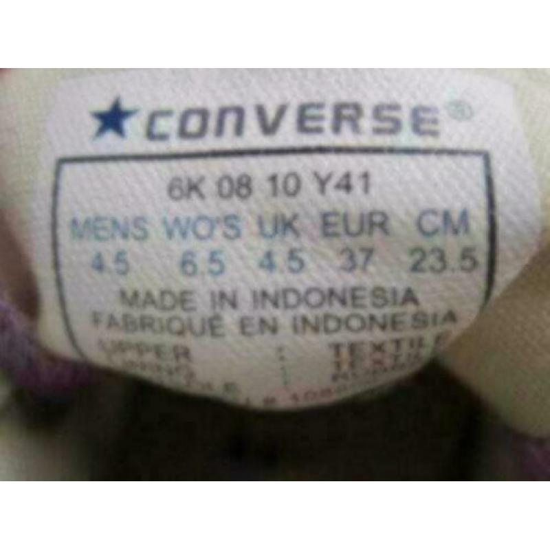 ALL STAR CONVERSE schoenen/gympen paars 37 zgan ea